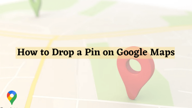 Drop a Pin on Google Maps