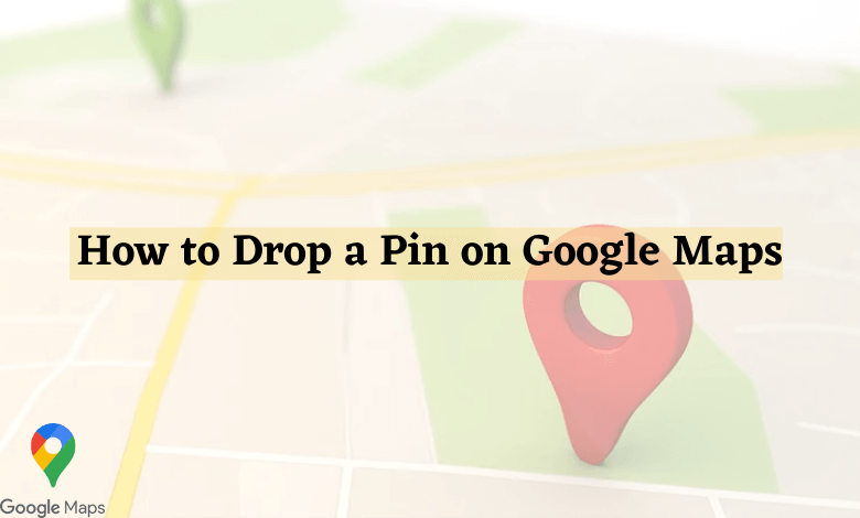 Drop a Pin on Google Maps