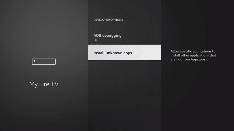 Firestick Install Unknown Apps