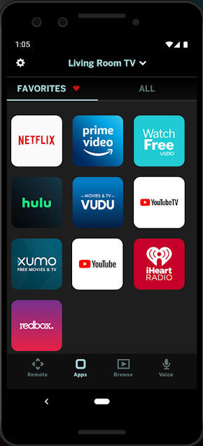 Vizio SmartCast apps