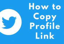 How to Copy Twitter Profile Link