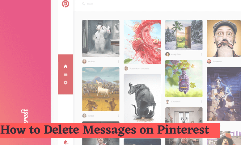 Delete Messages on Pinterest
