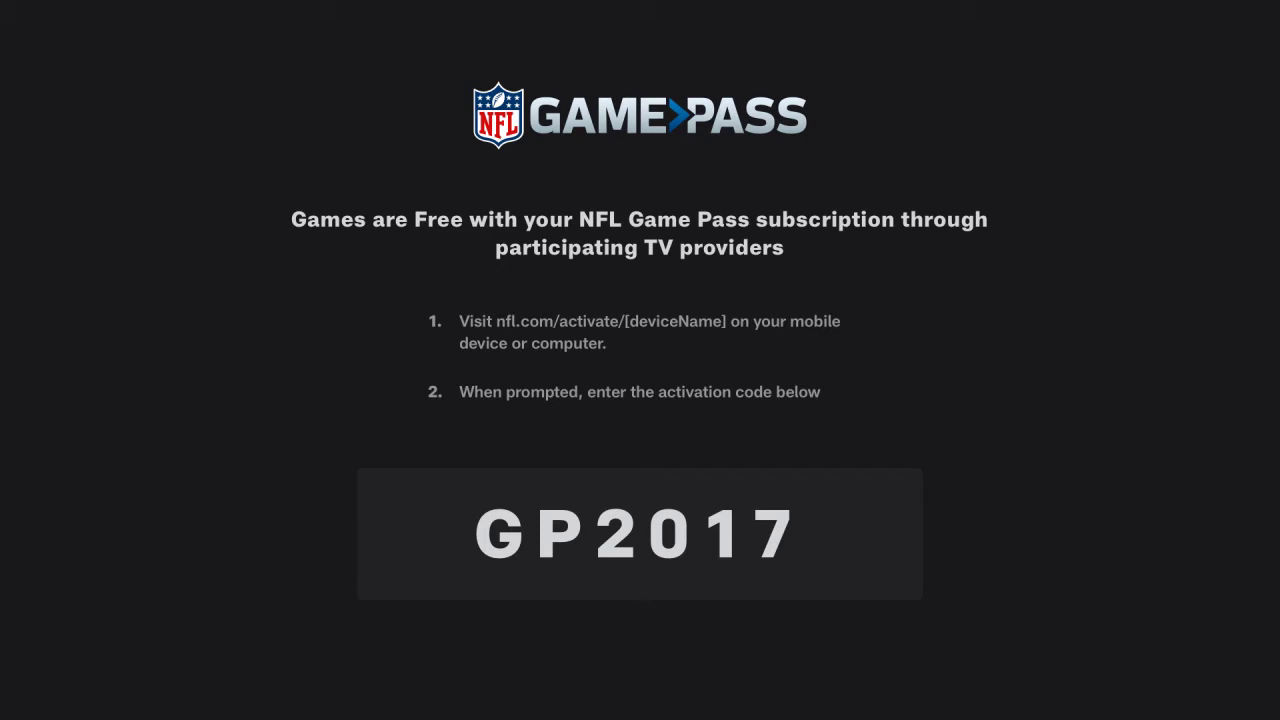 NFL on Samsung Smart TV - Activation