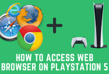 PS5 Web Browser
