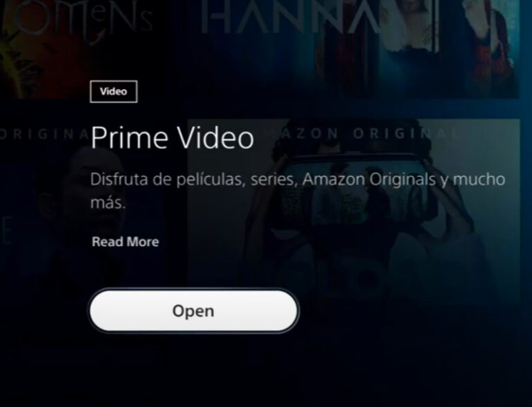 Stream Prime Video on PS5
