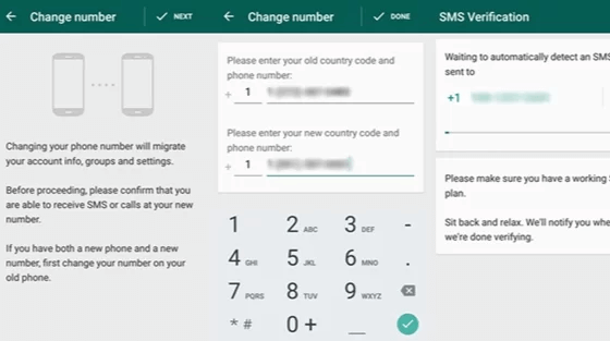 verify phone number on WhatsApp