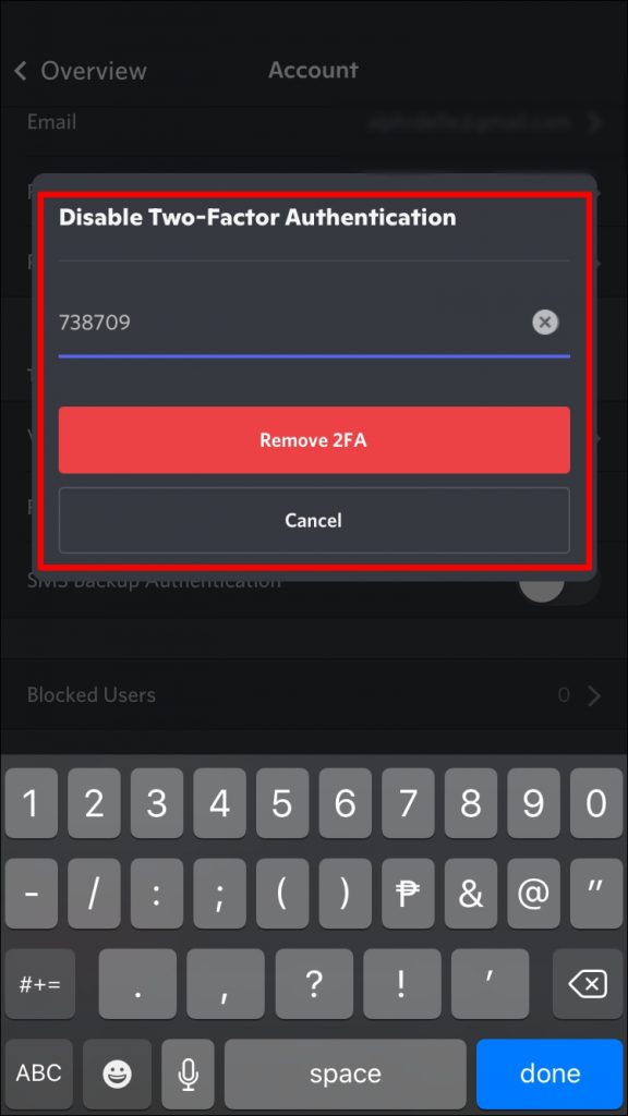 Two Factor Authentication Discord