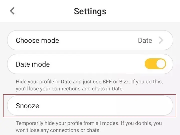 how to delete bumble account