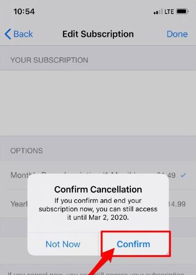 Cancel OkCupid Subscription on iPhone