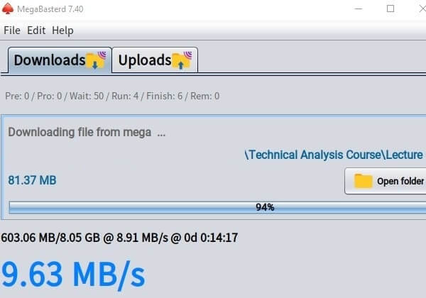 Bypass Mega Download Limit