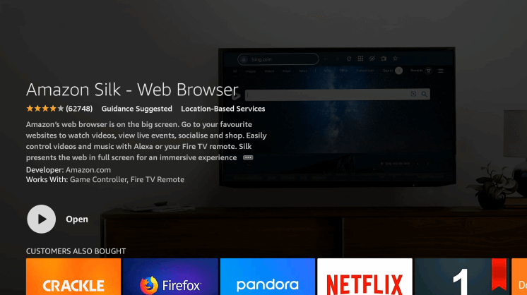 Install Silk Browser on Firestick