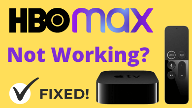 HBO max not working on Apple TV