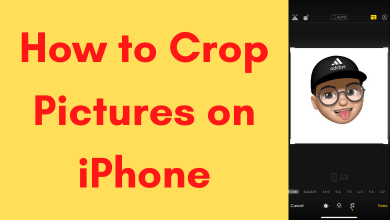 How to crop picture on iPhone