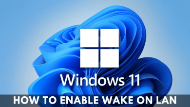 How to Enable Wake on LAN in Windows