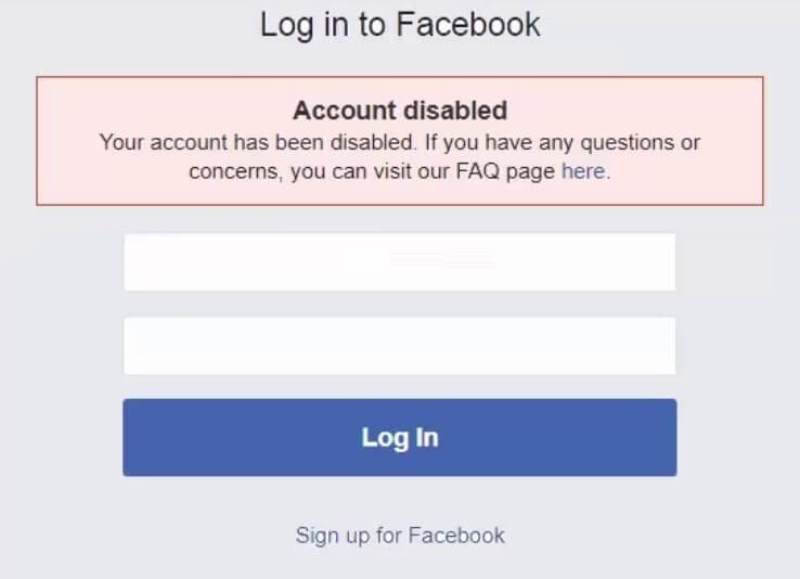 How to Recover Disabled Facebook Account