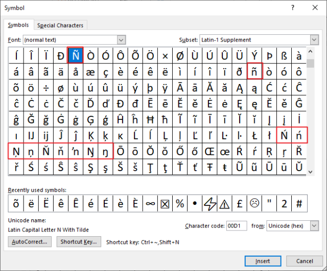 How to Type n with Tilde