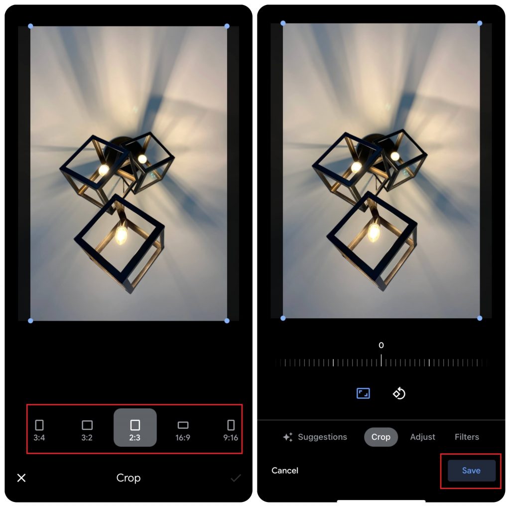 How to crop picture on iPhone