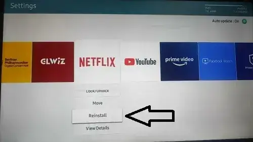 Reinstall the Netflix app