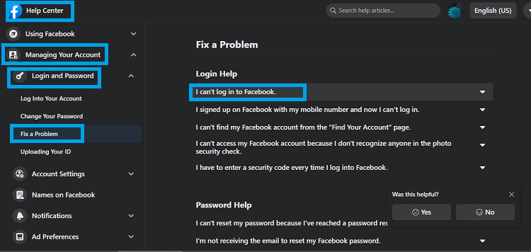 Recover a Disabled Facebook Account