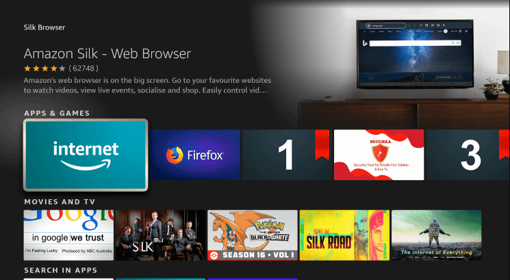 Firestick Silk Browser