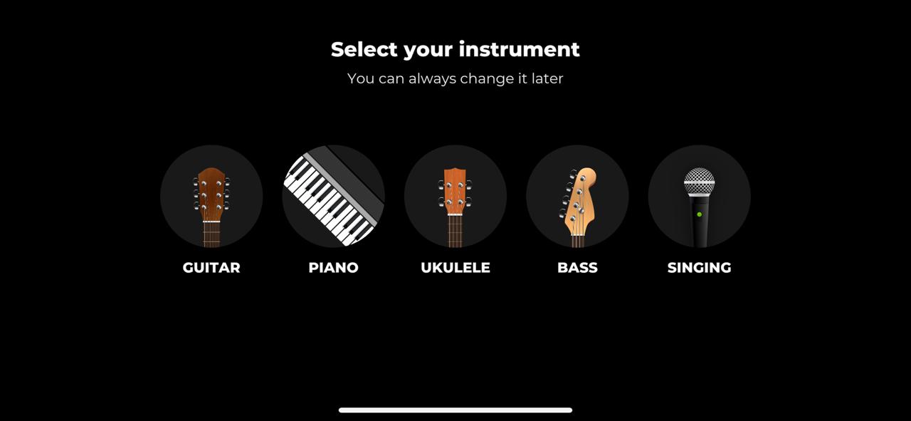 Select the instrument