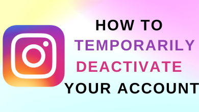 how to deactivate instagram account