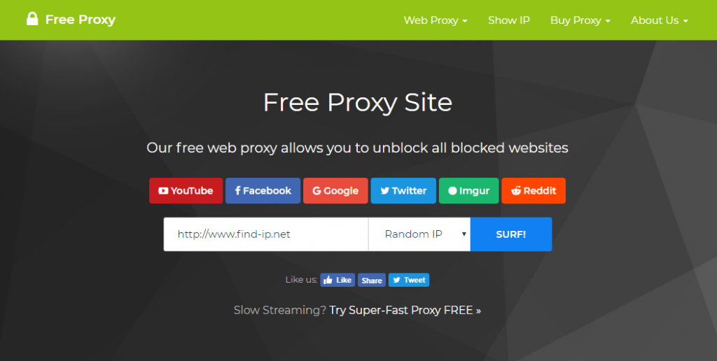 Free Proxy Site - Best Proxy Sites for School