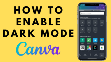 Canva Dark Mode