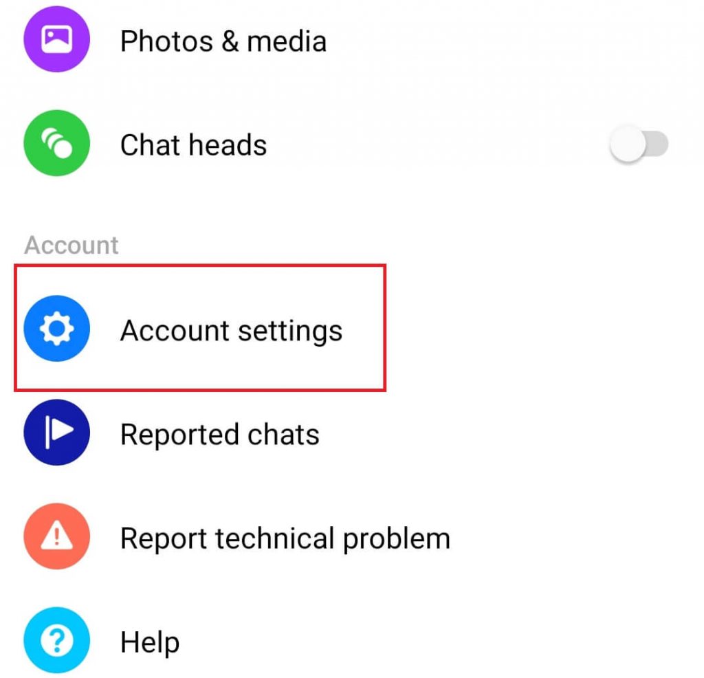 Account Settings