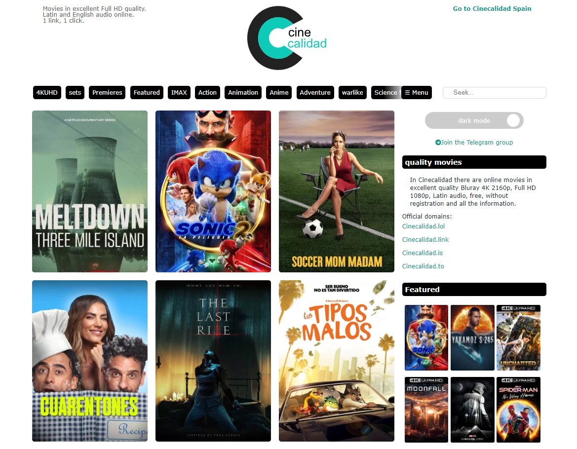 CineCalidad - Download and Watch Free Movies in HD Quality - TechOwns