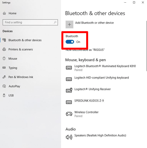 Bluetooth option 