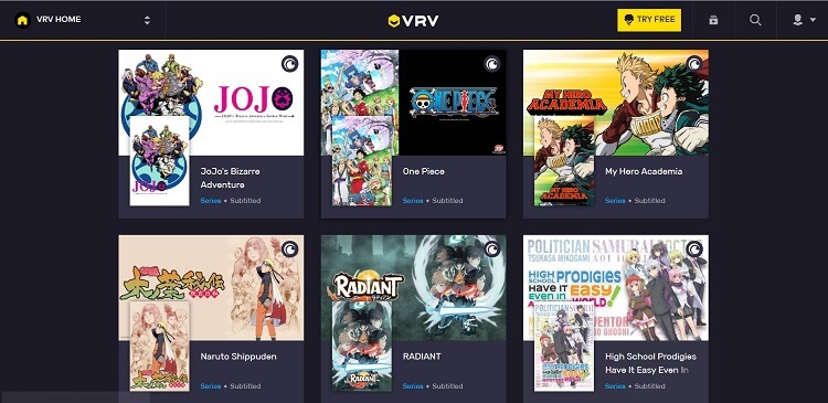 VRV - Darkanime Alternative 