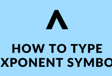 Exponent Symbol on Keyboard
