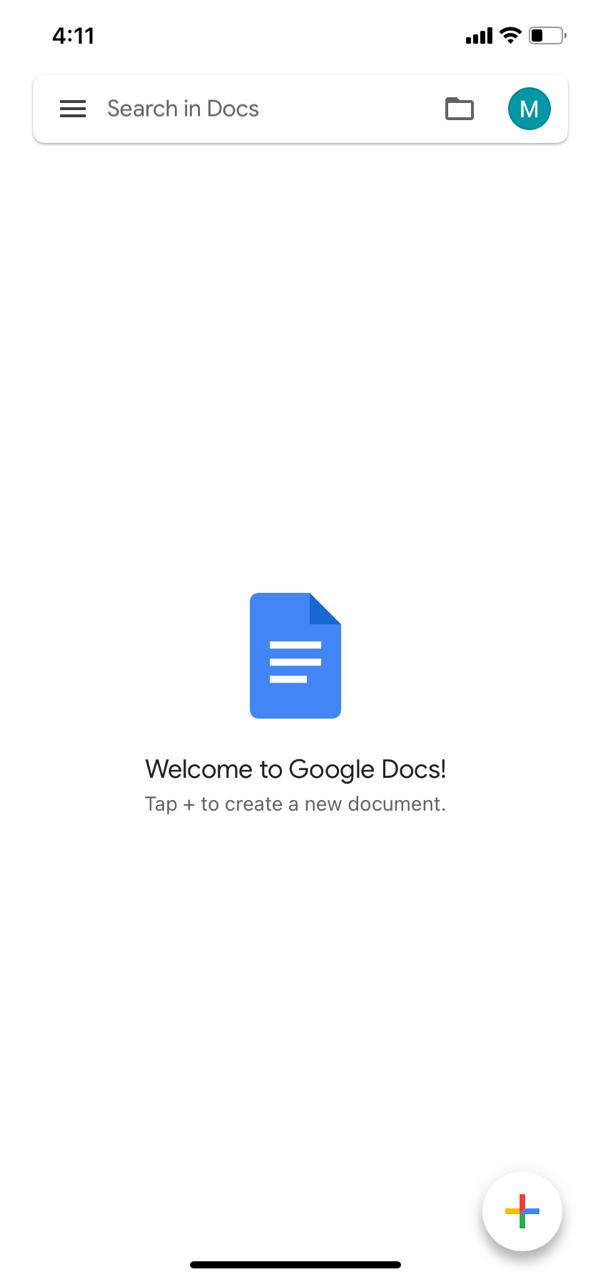 Google Docs apps