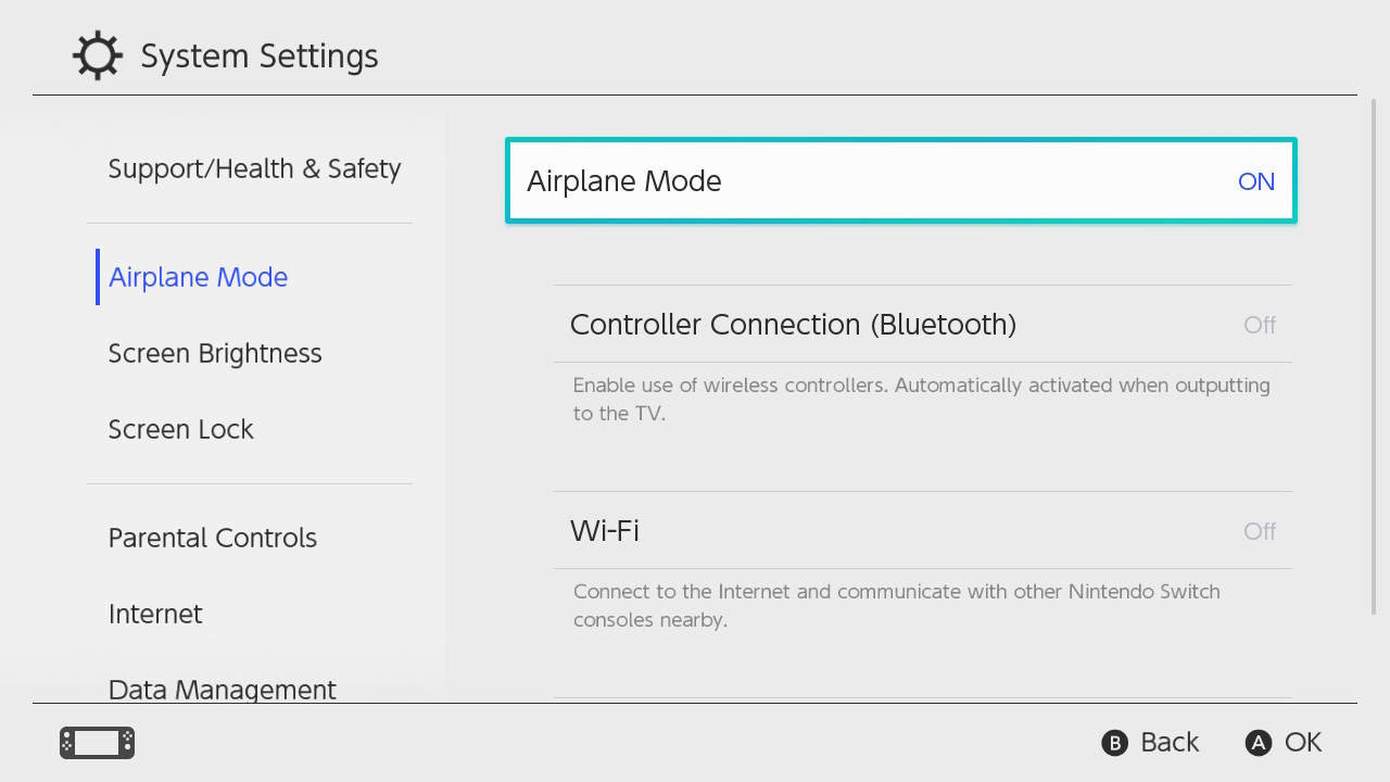 Airplane Mode. Bluetooth turn off when Locking the creen. Как выключить WIFI на Nintendo Switch. How to Fix the Rainbow Error on Nintendo Switch. Is turned off перевод