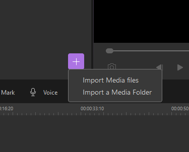 Add media files to Timeline