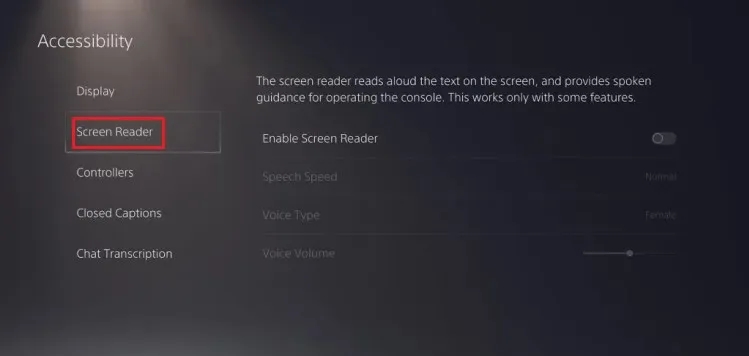 How to Turn Off Voice on PS5 - Select Screen Reader