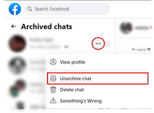 Unarchive telegram chat