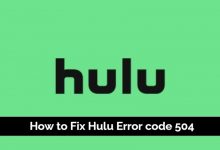 Hulu Error Code 504