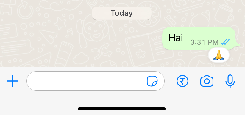 How to Send Message Reactions on WhatsApp