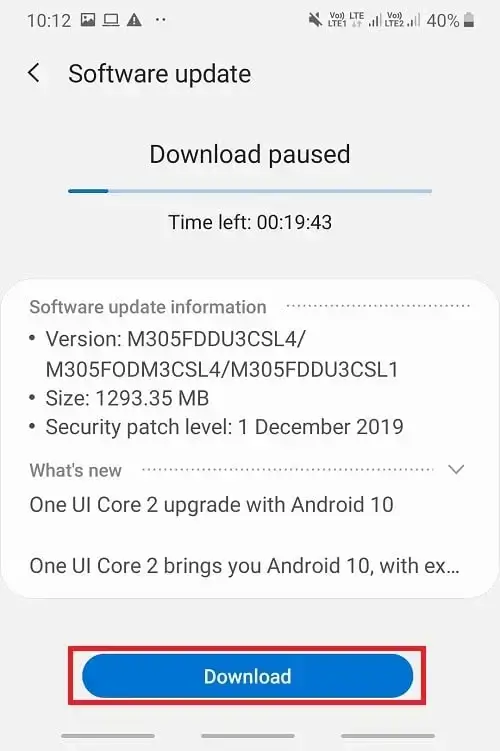 Update Android 