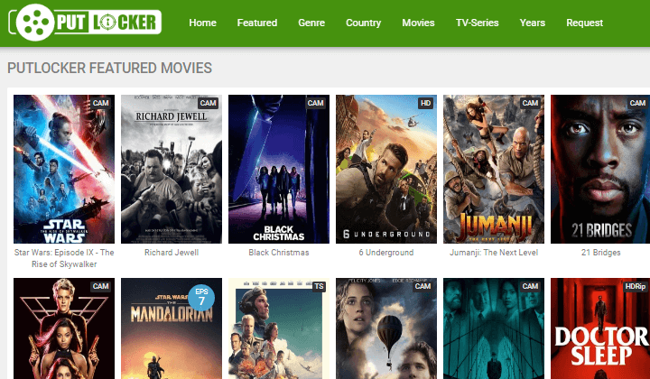 Putlocker - Moviesjoy alternative