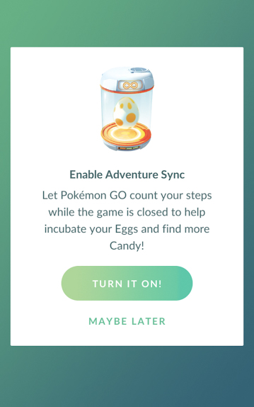Enable Adventure Sync for Pokemon Go on Apple Watch