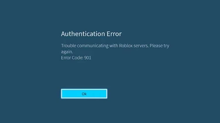 Roblox Error Code 901 