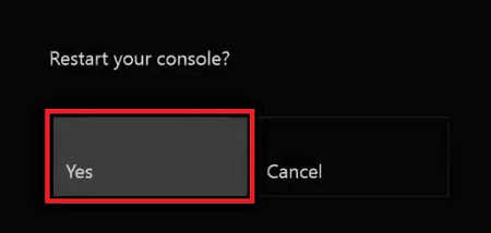 Restart Xbox 