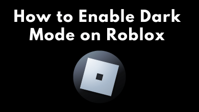 Roblox Dark Mode