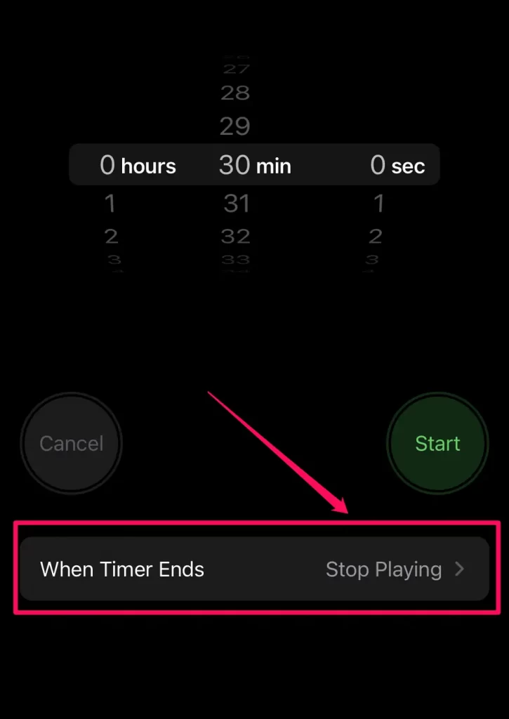 When timer ends tab 
