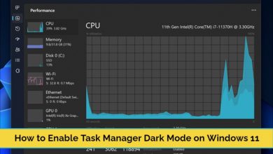 Task Manager Dark Mode
