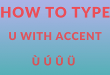 Type U with Accent