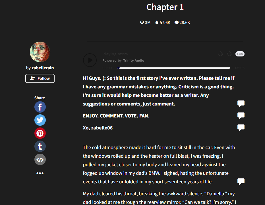 Wattpad Dark Mode